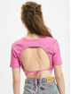 Only Tops Lea Open Back rosa