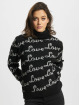 Only Trøjer Jade Text Highneck sort