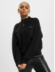 Only Trøjer Petra Zip Highneck sort
