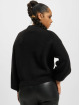 Only Trøjer Petra Zip Highneck sort