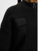 Only Trøjer Petra Zip Highneck sort