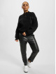 Only Trøjer Petra Zip Highneck sort