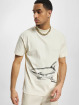 Palm Angels Camiseta Broken Shark Classic beis