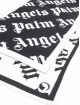 Palm Angels Echarpe Monogram noir