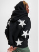 Palm Angels Hoody Patched Stars Vint zwart