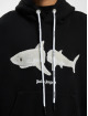 Palm Angels Hoody White Shark zwart