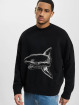 Palm Angels Jersey Split Shark negro