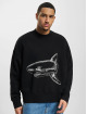 Palm Angels Jersey Split Shark negro