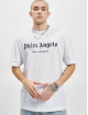 Palm Angels T-shirt Rhinestone Classic bianco