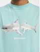 Palm Angels t-shirt White Shark Classic blauw