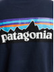 Patagonia Longsleeve P/6 Logo Responsibili blau