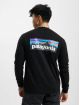Patagonia Maglietta a manica lunga P/6 Logo Responsibili nero