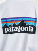Patagonia t-shirt P 6 Logo Responsibili wit