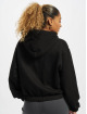 PEGADOR Bluzy z kapturem Nicki Oversized Cropped Half Zip czarny