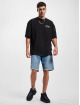 PEGADOR Camiseta Leander Oversized negro