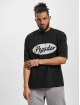PEGADOR Camiseta West Oversized Vintage negro
