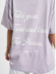 PEGADOR Camiseta Omar Oversized púrpura