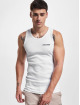 PEGADOR Débardeur Logo Rib blanc