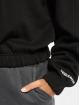 PEGADOR Hoody Nicki Oversized Cropped Half Zip zwart