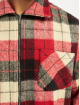 PEGADOR Koszule Bale Embroidery Heavy Flannel Zip czerwony