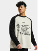 PEGADOR Maglietta a manica lunga Dine Oversized Raglan Vintage beige