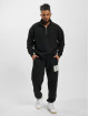 PEGADOR Pullover Logo Oversized Halfzip Vintage black