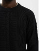 PEGADOR Pullover Devon Cable Knit schwarz