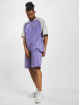 PEGADOR Short Logo Heavy pourpre