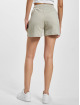 PEGADOR shorts Alba Rib High Waisted grijs
