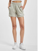 PEGADOR shorts Alba Rib High Waisted grijs