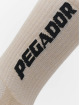 PEGADOR Socks Cross Logo beige