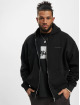 PEGADOR Sudaderas con cremallera Logo Oversized Vintage negro