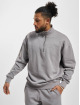 PEGADOR Svetry Logo Oversized Halfzip šedá