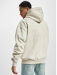 PEGADOR Sweat capuche zippé Colne Logo Oversized Vintage beige
