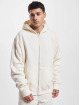 PEGADOR Sweat capuche zippé Logo Oversized blanc