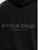 PEGADOR Sweat capuche zippé Colne Logo Oversized Vintage noir