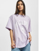 PEGADOR T-paidat Solan Oversized purpuranpunainen