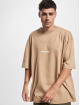PEGADOR T-paidat Colne Logo Oversized ruskea