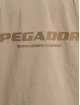 PEGADOR T-Shirt Colne Logo Oversized beige