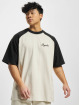 PEGADOR T-Shirt Hudson Raglan Oversized Tee Vintage Washed Angels Cream beige