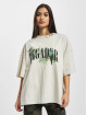 PEGADOR T-Shirt Palm Heavy Oversized beige
