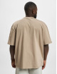 PEGADOR T-Shirty Logo Oversized bezowy