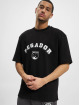 PEGADOR T-Shirty Canton Oversized czarny