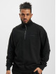 PEGADOR Tröja Logo Oversized Halfzip Vintage svart