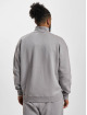 PEGADOR trui Logo Oversized Halfzip grijs