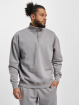 PEGADOR Trøjer Logo Oversized Halfzip grå