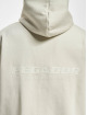PEGADOR Zip Hoodie Colne Logo Oversized Vintage beige