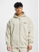 PEGADOR Zip Hoodie West Oversized Vintage béžový