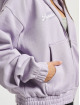 PEGADOR Zip Hoodie Hills Cropped fialový