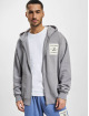 PEGADOR Zip Hoodie Salal Oversized Vintage grau